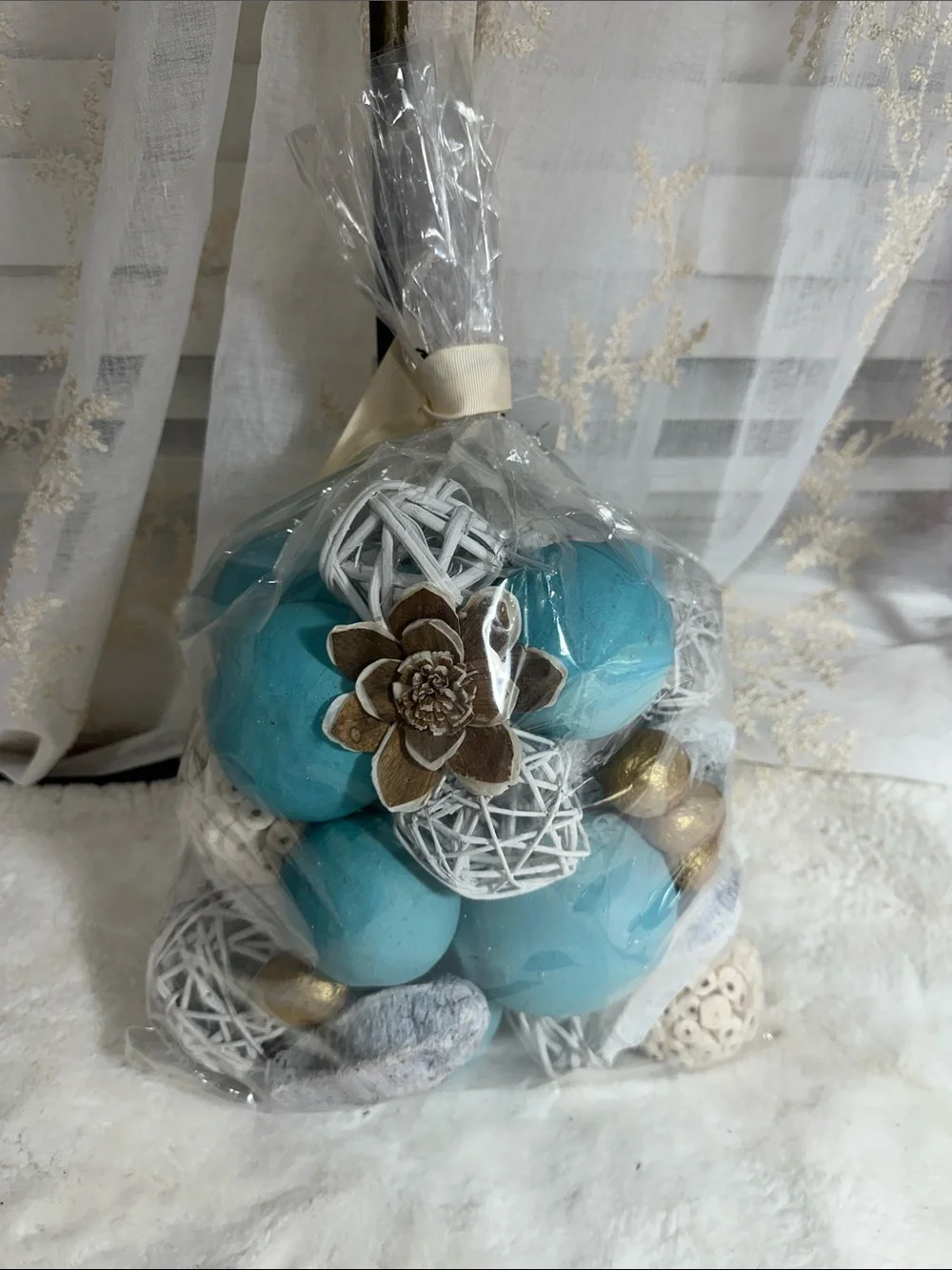 Decorative beach potpourri bag